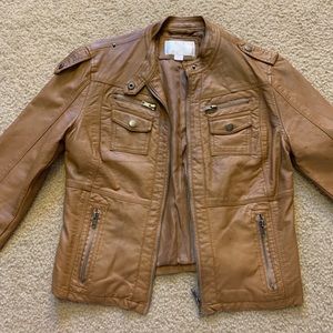 XHILARATION Faux Leather Jacket